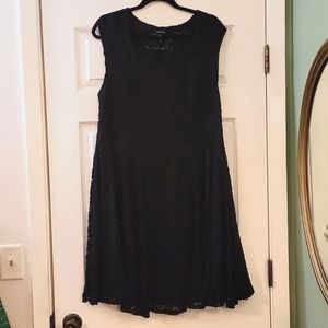 Torrid Black lace dress sz 2X LBD